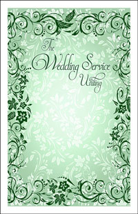 Wedding Program Cover Template 11C - Graphic 3